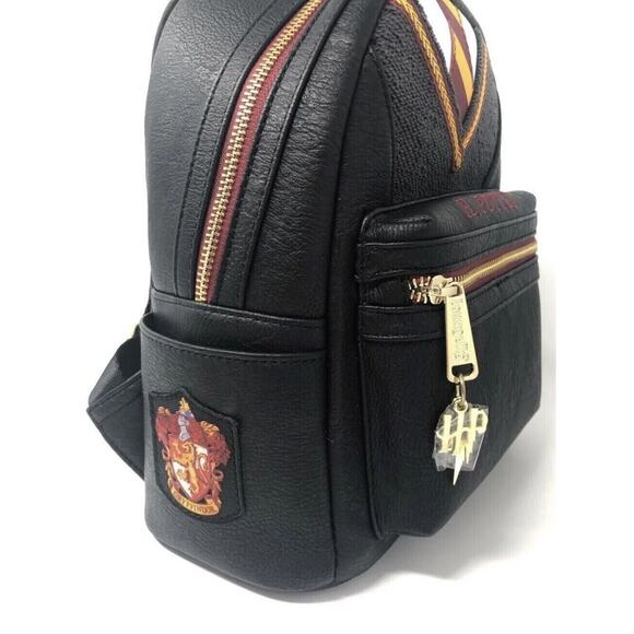 Loungefly Harry Potter Mini Backpack Uniform Cosplay Robe Tie NWT Gryffindor main image 4